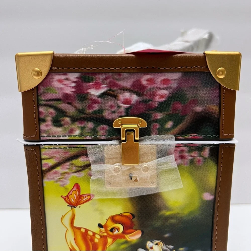 Kate Spade New York X Disney Bambi 3D Leather Trunk Clutch Purse K8807